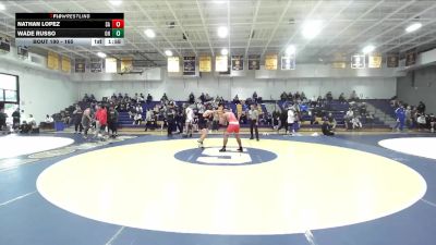 165 lbs Champ. Round 1 - Nathan Lopez, Santa Ana vs Wade Russo, Oak Hills