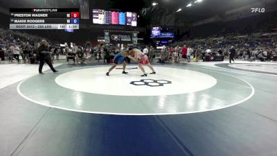 285 lbs Cons. Rd Of 16 - Preston Wagner, NE vs Makhi Rodgers, WI