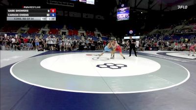 126 lbs Cons. Rd Of 64 - Gabe Showers, IA vs Carson Owens, MO
