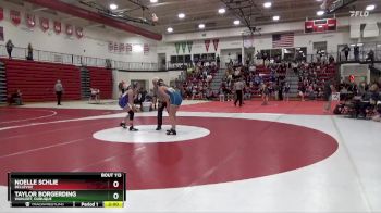 145 lbs Cons. Semi - Noelle Schlie, Bellevue vs Taylor Borgerding, Wahlert, Dubuque