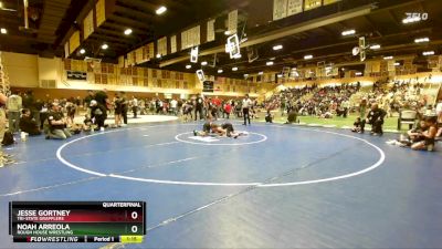 83 lbs Quarterfinal - Noah Arreola, Rough House Wrestling vs Jesse Gortney, Tri-State Grapplers