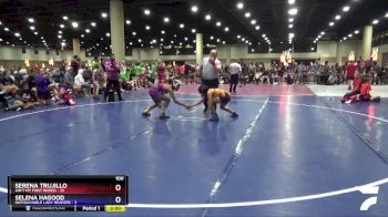100 lbs Round 2 (4 Team) - Selena Hagood, Untouchable Lady Reapers vs Serena Trujillo, Ain`t My First Rodeo