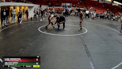 56 lbs Round 7 (8 Team) - Luke Pinkerton, CP Wrestling Academy vs Kelton Smith, Neighborhood