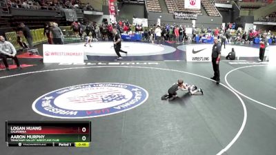 63 lbs Cons. Round 5 - Logan Huang, California vs Aaron Murphy, Tehachapi Valley Wrestling Club