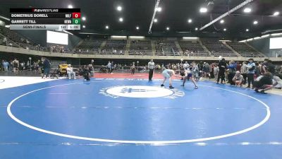 152 lbs Semifinal - Dometrius Dorell, Milford vs Garrett Till, Newark
