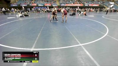 165 lbs Cons. Round 2 - 15 Zander Ernst, Morningside vs Devin Crawford, Montana State - Northern