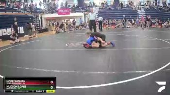 75 lbs Round 5 (8 Team) - Hope Widman, Team Operators vs HUDSON LOPES, MF Savages