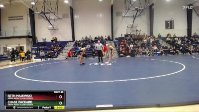 141 lbs Cons. Round 1 - Chase Packard, Siena Heights University vs Seth Majewski, Siena Heights University