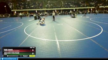 108 lbs Cons. Round 4 - Brooks Dolmage, Iowa vs Boe Davis, Sebolt Wrestling Academy
