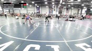 114 lbs Rr Rnd 1 - Brianna Roeder, Orchard South Girls vs Grey Henecker, 84 Athletes