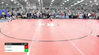 220 lbs Consi Of 8 #2 - Jackson Evans, WV vs Michael Jarrell, RI