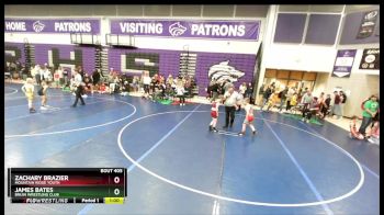 87 lbs Cons. Round 2 - James Bates, Bruin Wrestling Club vs Zachary Brazier, Mountain Ridge Youth