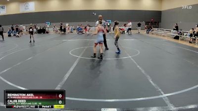 56 lbs Quarterfinal - Remington Akel, Fl Scorpions Wrestling Club vs Caleb Reed, Capital City Wrestling Club