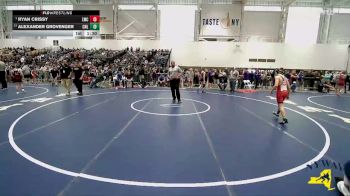 106 lbs Champ. Round 2 - Ryan Crissy, LeRoy Wrestling Club vs Alexander Grovenger, Club Not Listed
