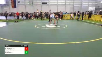 137 lbs Consolation - Deacon Pickett, Cimarron Bad Boys vs Malikai Allen, Team Aggression