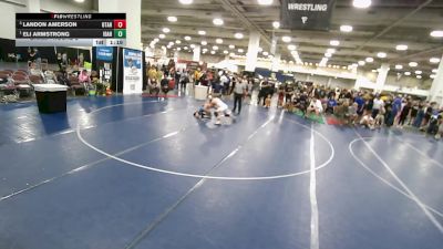 110 lbs Champ. Round 2 - Eli Armstrong, Idaho vs Landon Amerson, Utah