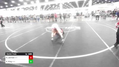 126 lbs Quarterfinal - Adden Jarman, Mat Monsters vs Krew King, King Wrestling