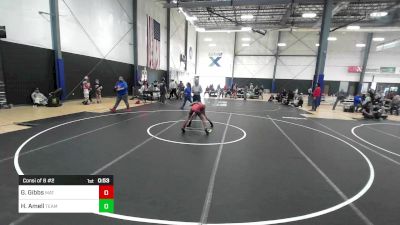 69 lbs Consi Of 8 #2 - Giovanni Gibbs, Mat Demon WC vs Hunter Amell, Team Aggression