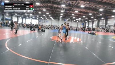 92 lbs Round 4 (2:15pm Saturday) - Maverick Sanchez, Rough House W.C. vs Logan Tuck, Team Gotcha