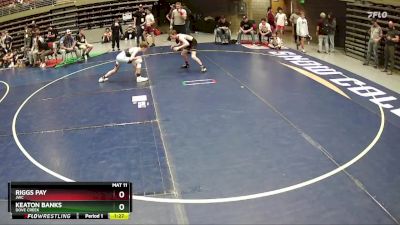 81-87 lbs Quarterfinal - Keaton Banks, Dove Creek vs Riggs Pay, JWC