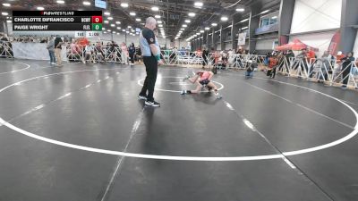 70 lbs Round 2 (10:30am Friday) - Paige Wright, Florida Elite vs Charlotte Difrancisco, NCWAY National Team