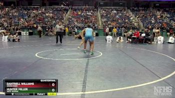 3A 215 lbs Quarterfinal - Hunter Miller, West Rowan vs Dantrell Williams, Union Pines