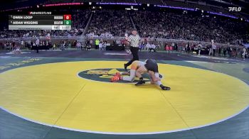 D4-144 lbs Quarterfinal - Aidan Wiggins, Decatur vs Owen Loop, Hudson