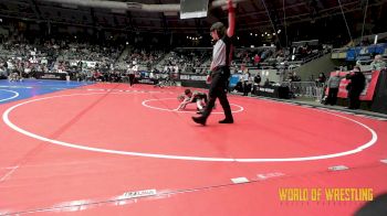 43 lbs Round Of 16 - Alejandro Martinez, Pomona Elite vs Violet Jones, Springdale Youth Wrestling Club
