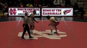 157 lbs Armando Murillo, North Central vs Omar AlQammaz, Illinois Wesleyan