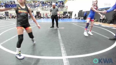 85 lbs Round Of 16 - Cash Barbosa, Cowboy Wrestling Club vs James "Tres" Gibbs, Team Guthrie Wrestling