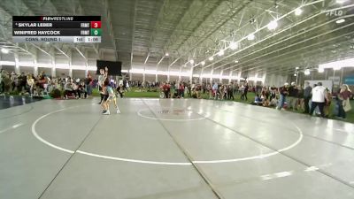 60 lbs Cons. Round 1 - Winifred Haycock, Preston Warriors vs Skylar Leber, Devils Wrestling