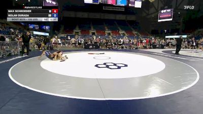 106 lbs Cons. Rd Of 64 - Max Schroeder, WI vs Nolan Ourada, MN