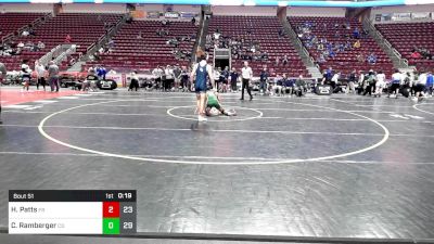 189 lbs Consy Rd Iii - Henry Patts, Franklin Regional vs Cole Ramberger, Central Dauphin