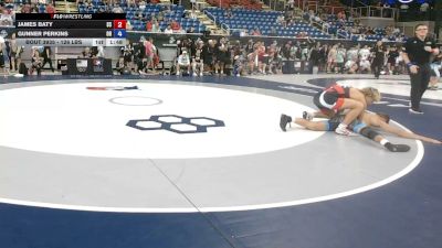 126 lbs Champ. Rd Of 128 - James Baty, South Carolina vs Gunner Perkins, Ohio