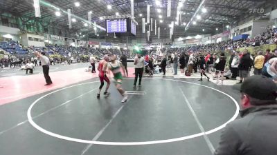 100 lbs Quarterfinal - Luiz Arballo, Glenwood Springs Middle School vs Jax Quintana, Adams City