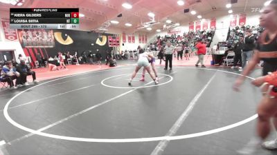 170 lbs Cons. Round 1 - Kiera Gilders, Norco vs Louisa Siitia, North Torrance