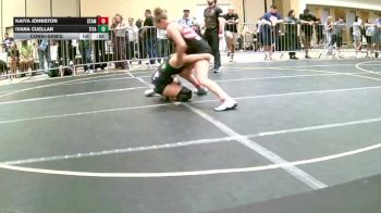 145 lbs Consolation - Kaiya Johnston, Stampede WC vs Ivana Cuellar, Titan Mercury WC