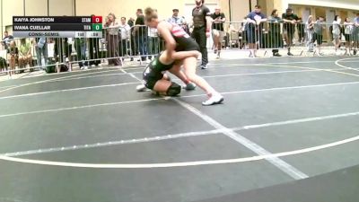 145 lbs Consolation - Kaiya Johnston, Stampede WC vs Ivana Cuellar, Titan Mercury WC