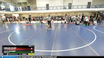 53-54 lbs Round 2 - Adeline Sharp, Utes Wrestling Club vs Otto Mauger, Westlake