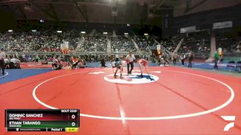 2A-113 lbs Cons. Semi - Ethan Tarango, Shoshoni vs Dominic Sanchez, Big Piney