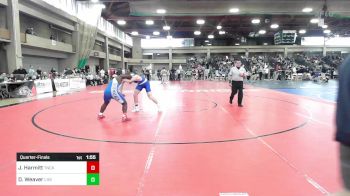 157 lbs Quarterfinal - Jeremiah Harmitt, Teaneck vs Damian Weaver, Lyndhurst/NA