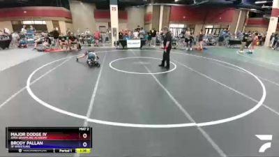 83 lbs Quarterfinal - Major Dodge Iv, Apex Grappling Academy vs Brody Pallan, 3F Wrestling