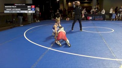 78 lbs Cons. Semis - Masten Felix, MTC - MANTANONA TRAINING CENTER vs Grant Lottmann, Greater Heights Wrestling Club