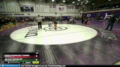 135 lbs Quarterfinal - Neveah Gonzalez, Deer Park (Girls) vs Noemi Rodriguez Torrero, Hermiston