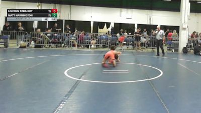 112 lbs Consi Of 8 #1 - Lincoln Straight, VA vs Matt Harrington, PA