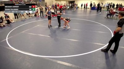 14U GIRLS - 130 lbs 1st Place Match - Payton Helmin, Milaca vs Graycen Mayer, Minnesota