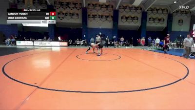 149 lbs Cons. Round 2 - Landon Yoder, Apprentice School vs Luke Zadrazil, Averett