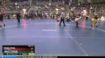 70 lbs Cons. Round 2 - Abbott Fowler, Moen Wrestling Academy vs Trake Zinnel, Team Train
