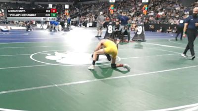 113 lbs Round Of 32 - Gibran Silva, Ukiah (NC) vs Phillip Hernandez, Clovis North (CS)
