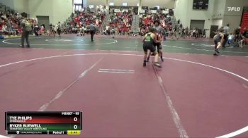 95 lbs Champ. Round 1 - Tye Philips, Stronghold vs Ryker Burwell, Tennessee Valley Wrestling